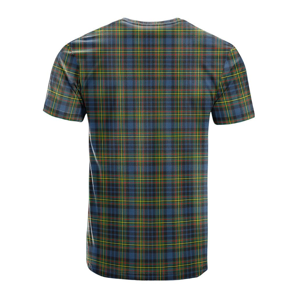 MacLellan Ancient Tartan T-Shirt with Family Crest - Tartan Vibes Clothing