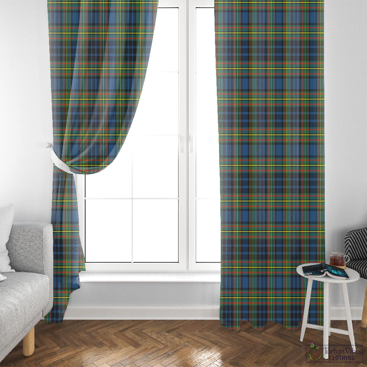 MacLellan Ancient Tartan Window Curtain