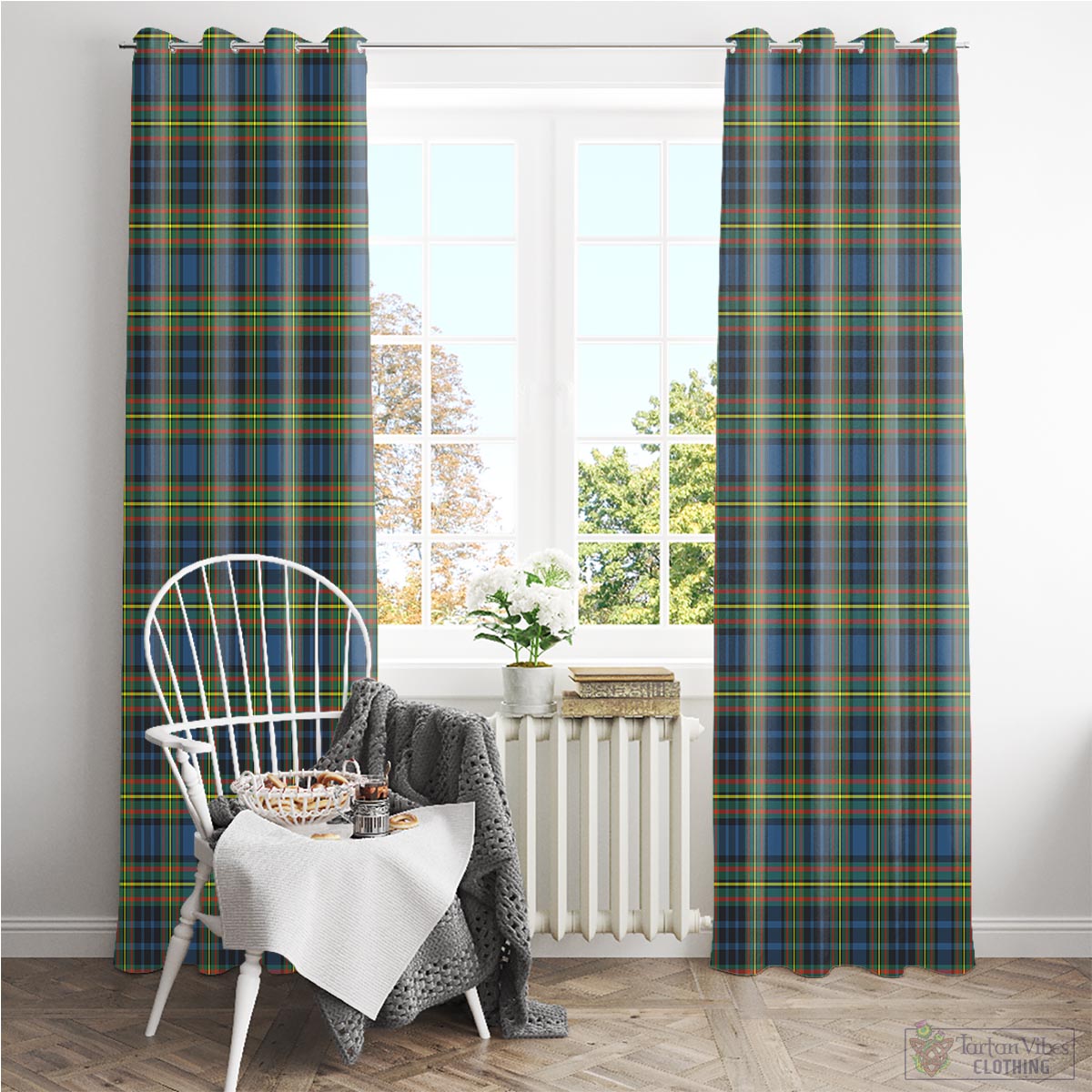 MacLellan Ancient Tartan Window Curtain