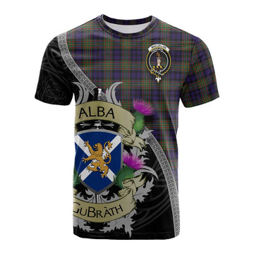 MacLellan (McLellan) Tartan Family Crest Cotton T-shirt Lion Rampant Royal Thistle Shield Celtic Inspired Kid's Shirt - Tartan Vibes Clothing