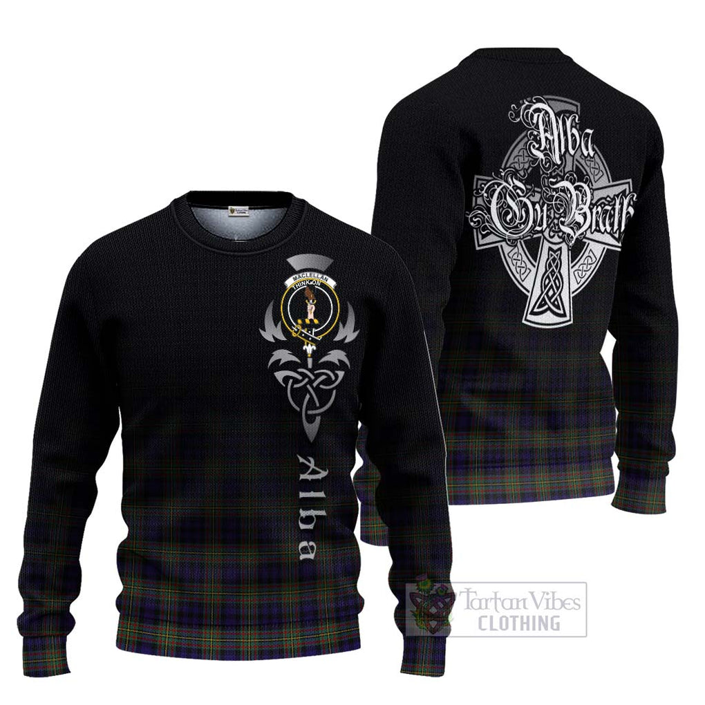 MacLellan (McLellan) Tartan Ugly Sweater Featuring Alba Gu Brath Family Crest Celtic Inspired Unisex - Tartan Vibes Clothing