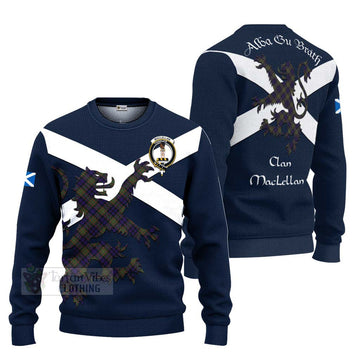 MacLellan (McLellan) Tartan Lion Rampant Ugly Sweater Proudly Display Your Heritage with Alba Gu Brath and Clan Name