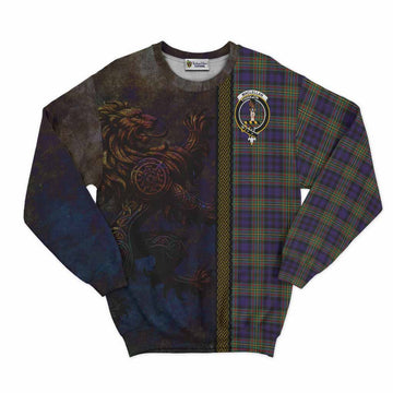 MacLellan (McLellan) Tartan Family Crest Sweatshirt Alba Gu Brath Be Brave Lion Ancient Style