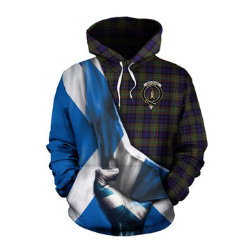 MacLellan (McLellan) Tartan Cotton Hoodie with Family Crest Scotland Patriotic Style