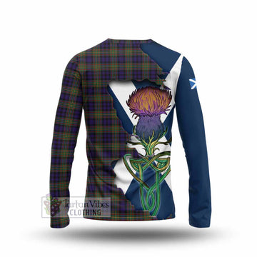 MacLellan (McLellan) Tartan Family Crest Long Sleeve T-Shirt Scottish Thistle Celtic Inspired - Tartan Vibes Clothing
