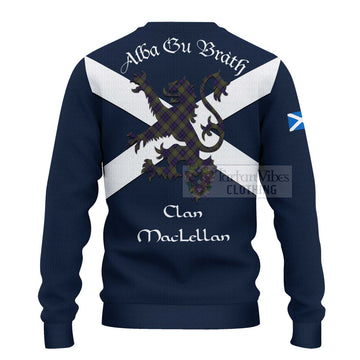 MacLellan (McLellan) Tartan Lion Rampant Ugly Sweater Proudly Display Your Heritage with Alba Gu Brath and Clan Name