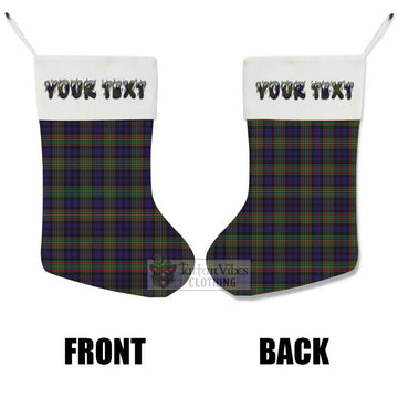 MacLellan (McLellan) Tartan Christmas Stocking with Personalized Text