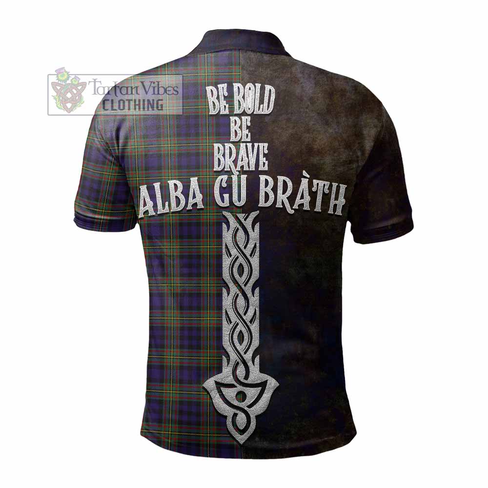 MacLellan (McLellan) Tartan Family Crest Polo Shirt Alba Gu Brath Be Brave Lion Ancient Style - Tartan Vibes Clothing
