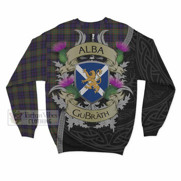 MacLellan (McLellan) Tartan Family Crest Sweatshirt Lion Rampant Royal Thistle Shield Celtic Inspired