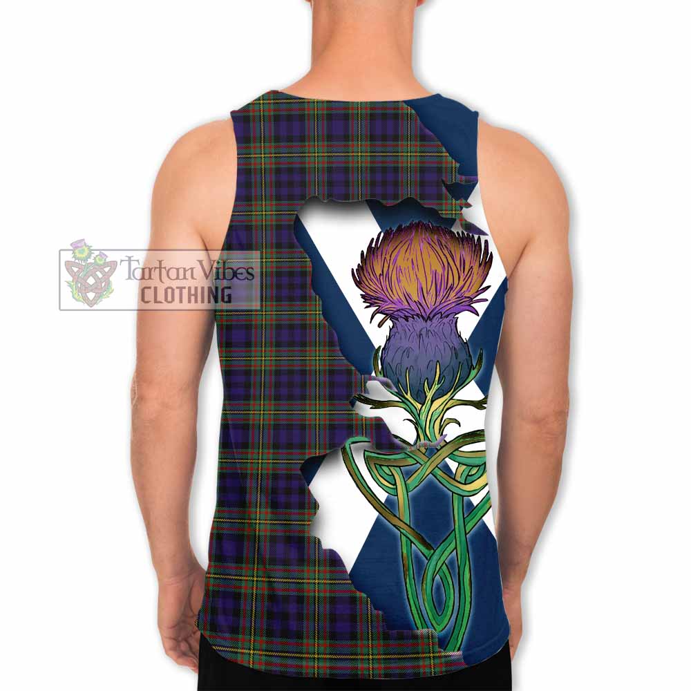 MacLellan (McLellan) Tartan Family Crest Men's Tank Top Scottish Thistle Celtic Inspired - Tartan Vibes Clothing