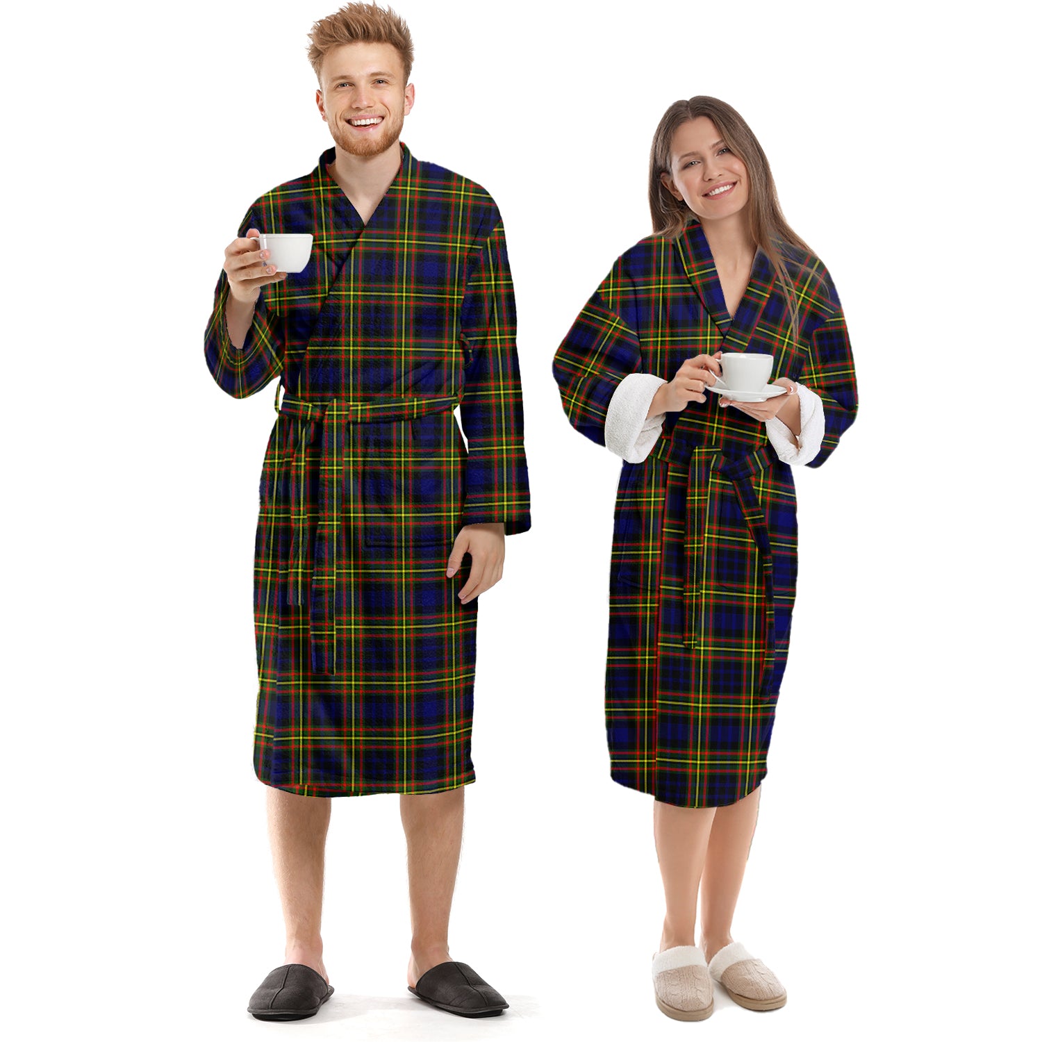 MacLellan Modern Tartan Bathrobe Unisex S - Tartan Vibes Clothing