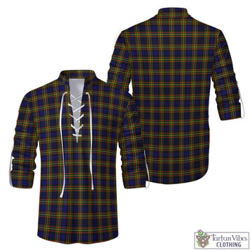 MacLellan Modern Tartan Men's Scottish Traditional Jacobite Ghillie Kilt Shirt