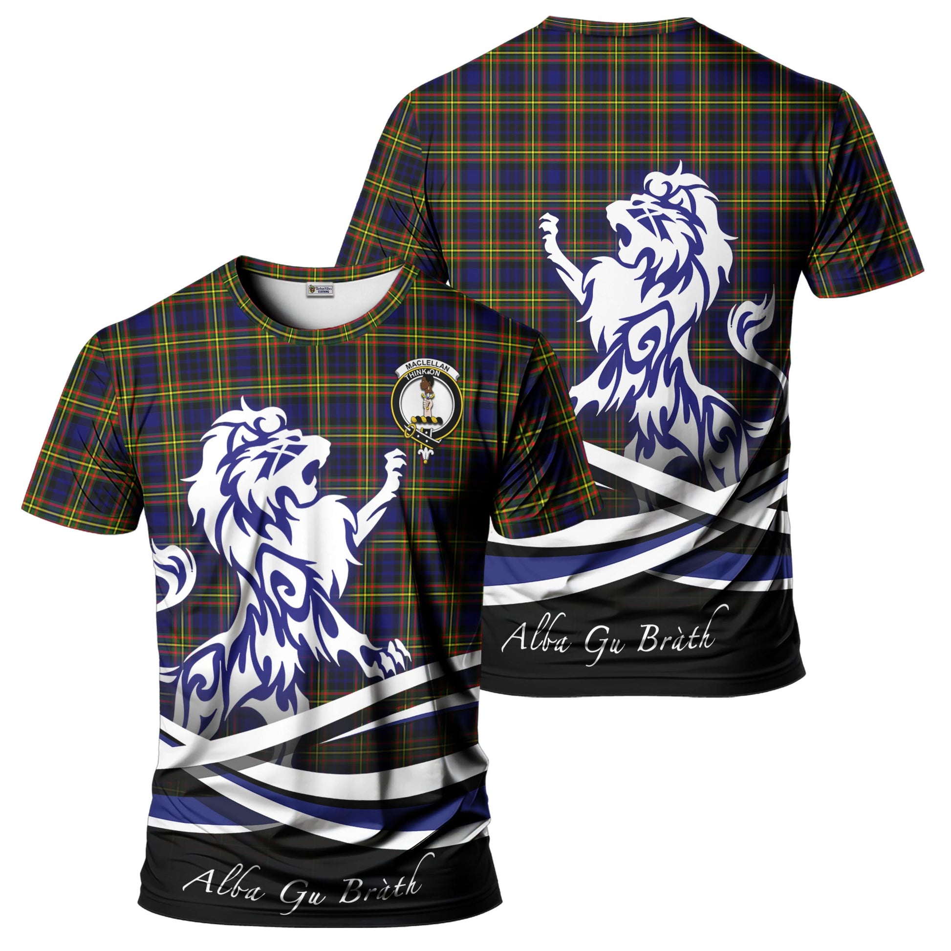 maclellan-modern-tartan-t-shirt-with-alba-gu-brath-regal-lion-emblem