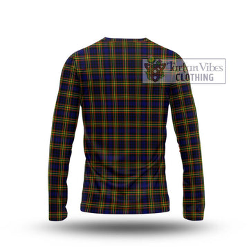 MacLellan Modern Tartan Long Sleeve T-Shirt with Family Crest DNA In Me Style