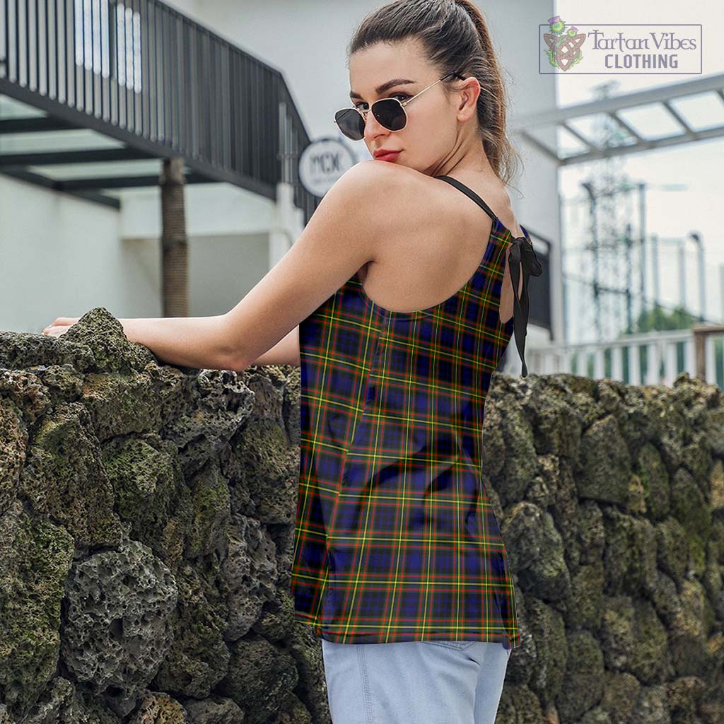 Tartan Vibes Clothing MacLellan Modern Tartan Loose Halter Neck Camisole