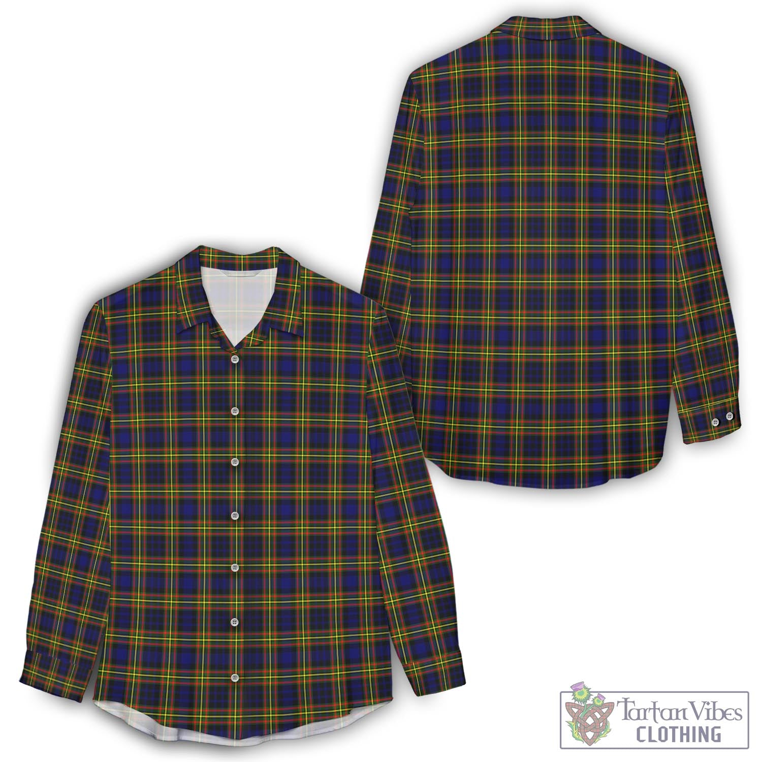 MacLellan Modern Tartan Womens Casual Shirt