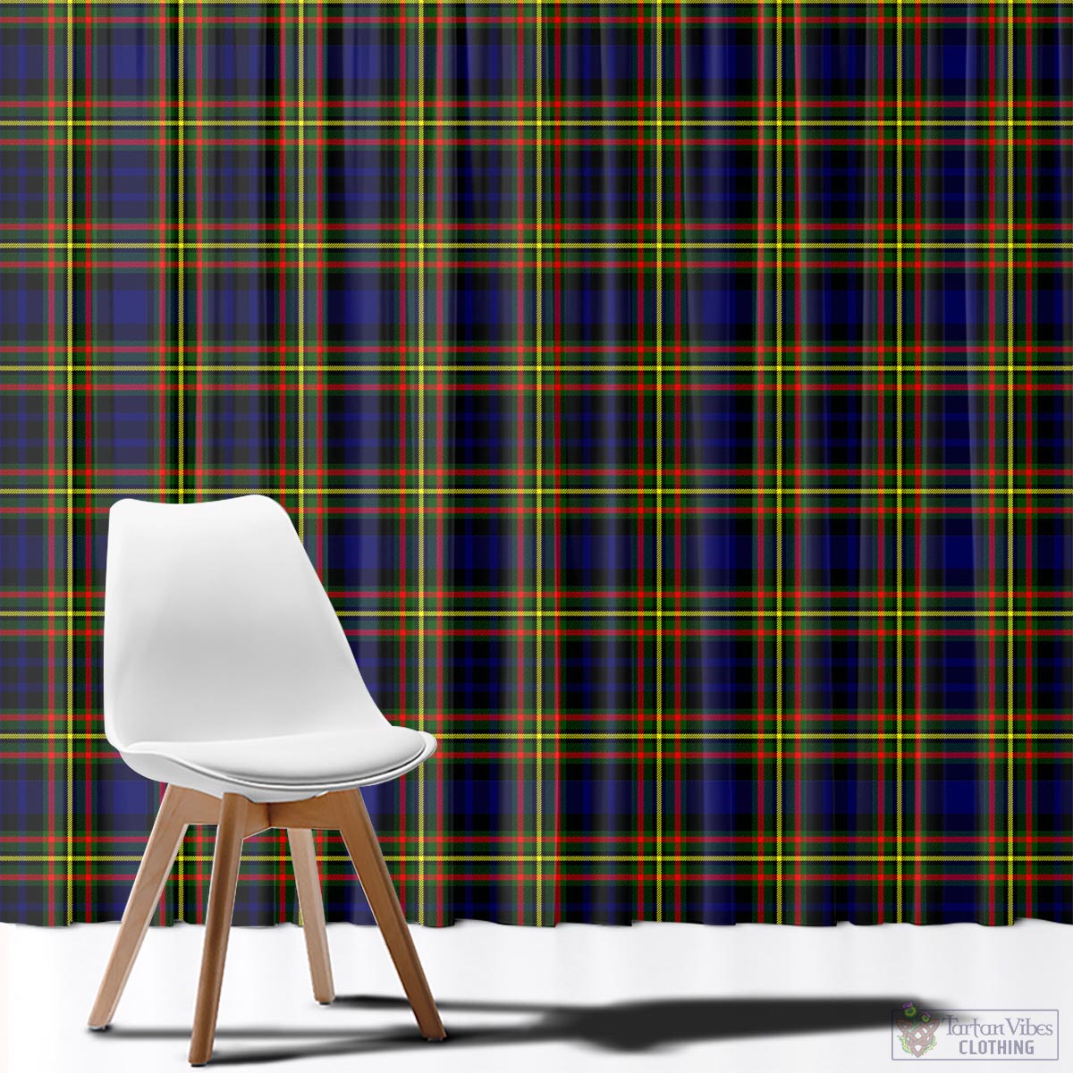 MacLellan Modern Tartan Window Curtain