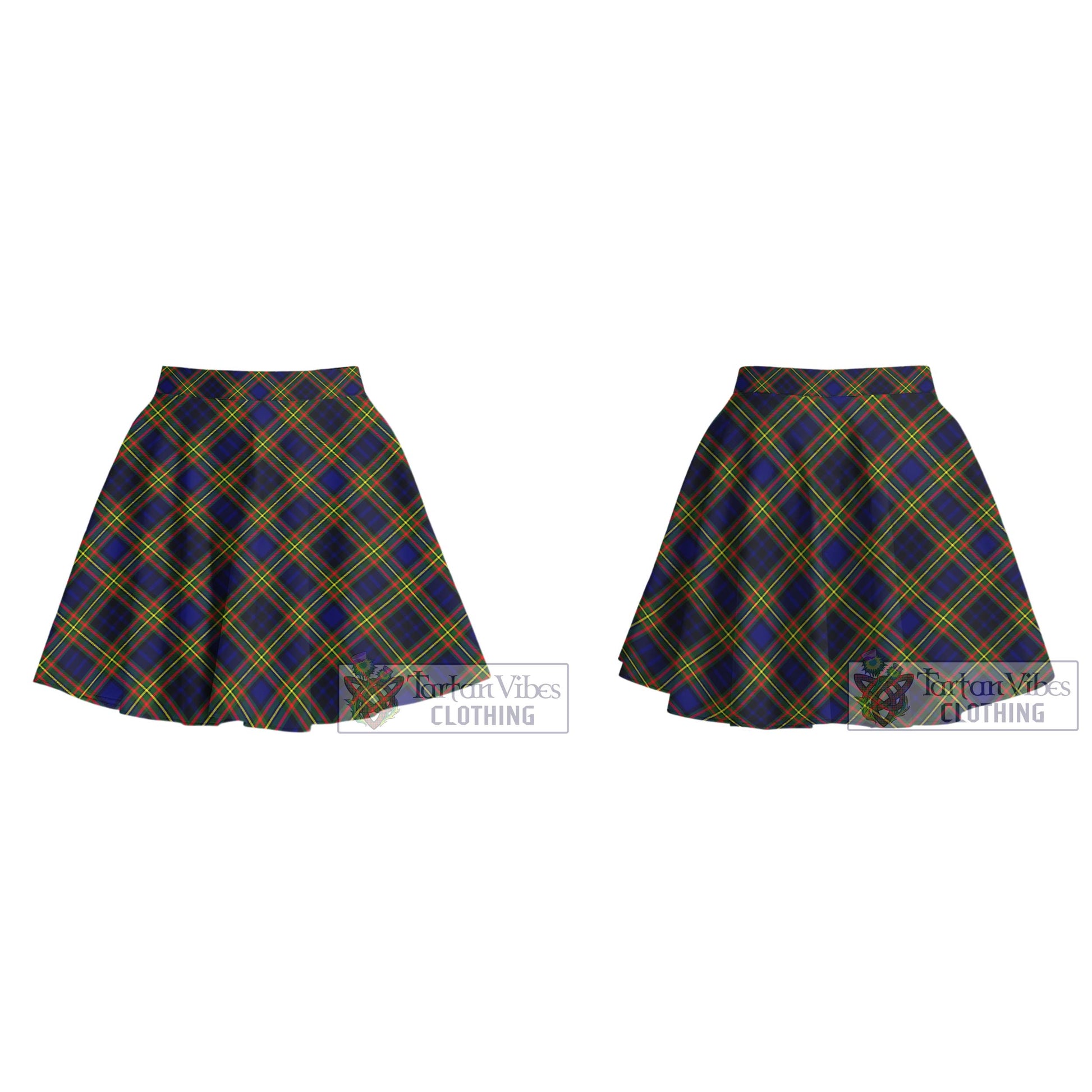 Tartan Vibes Clothing MacLellan Modern Tartan Women's Plated Mini Skirt