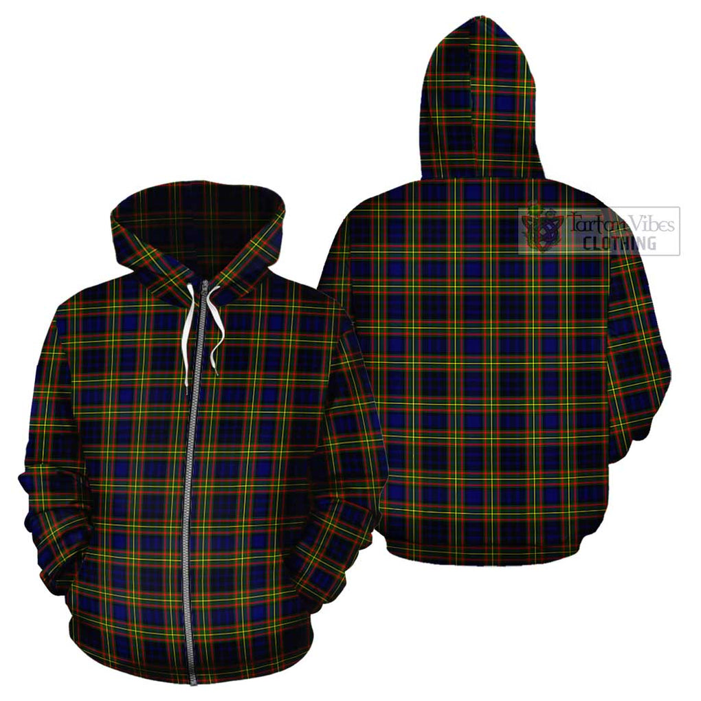 MacLellan Modern Tartan Cotton Hoodie Zip Hoodie - Tartan Vibes Clothing