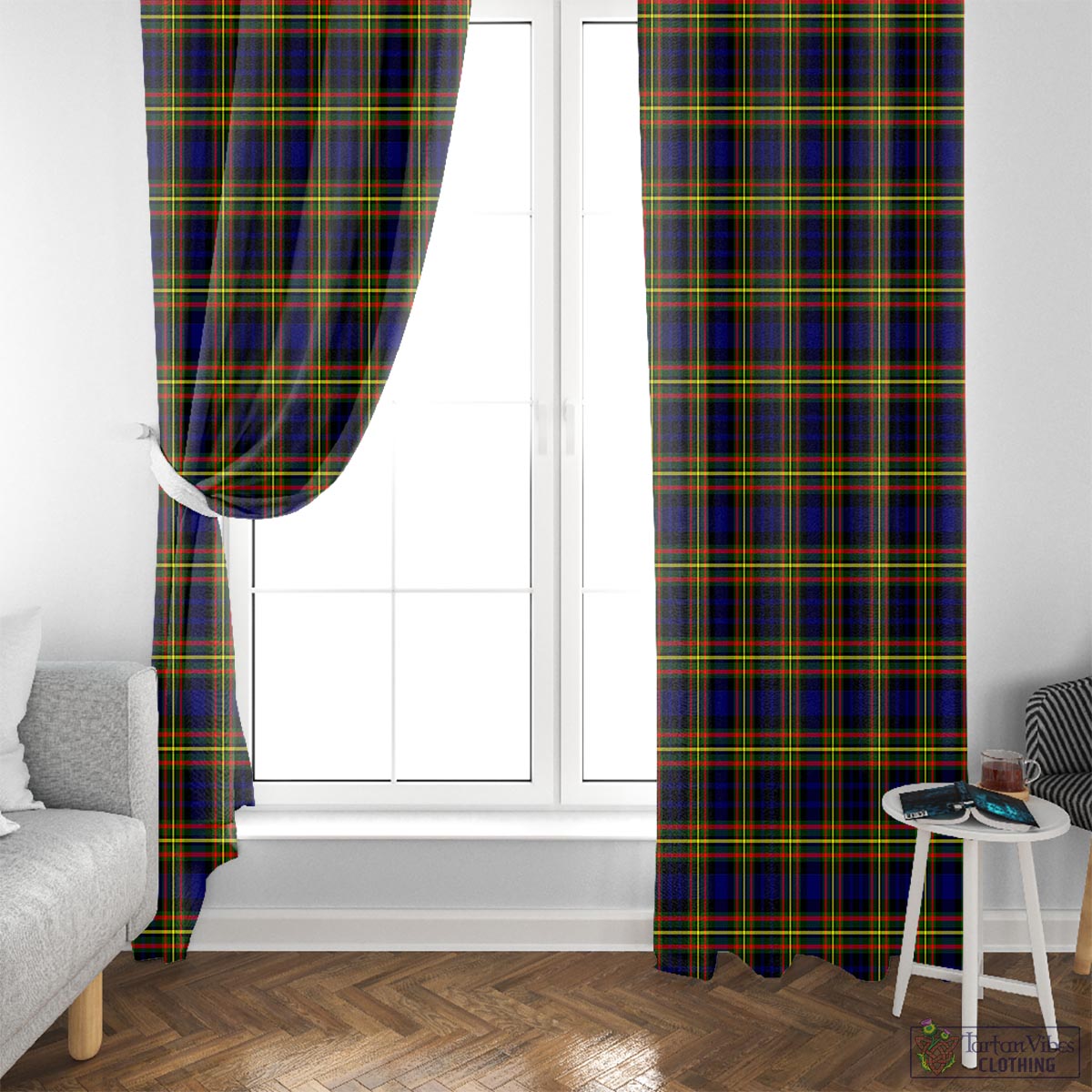 MacLellan Modern Tartan Window Curtain