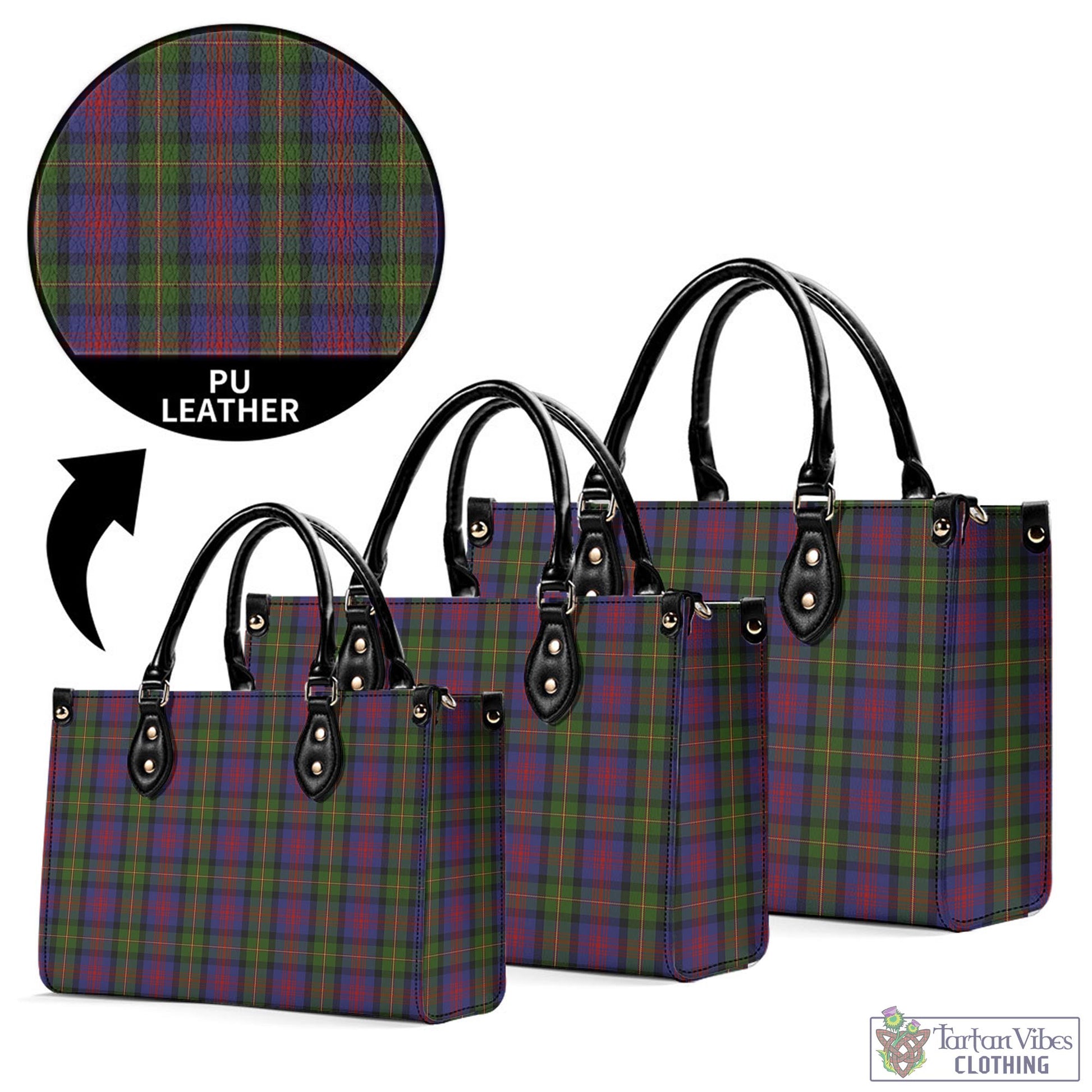 Tartan Vibes Clothing MacLennan Tartan Luxury Leather Handbags