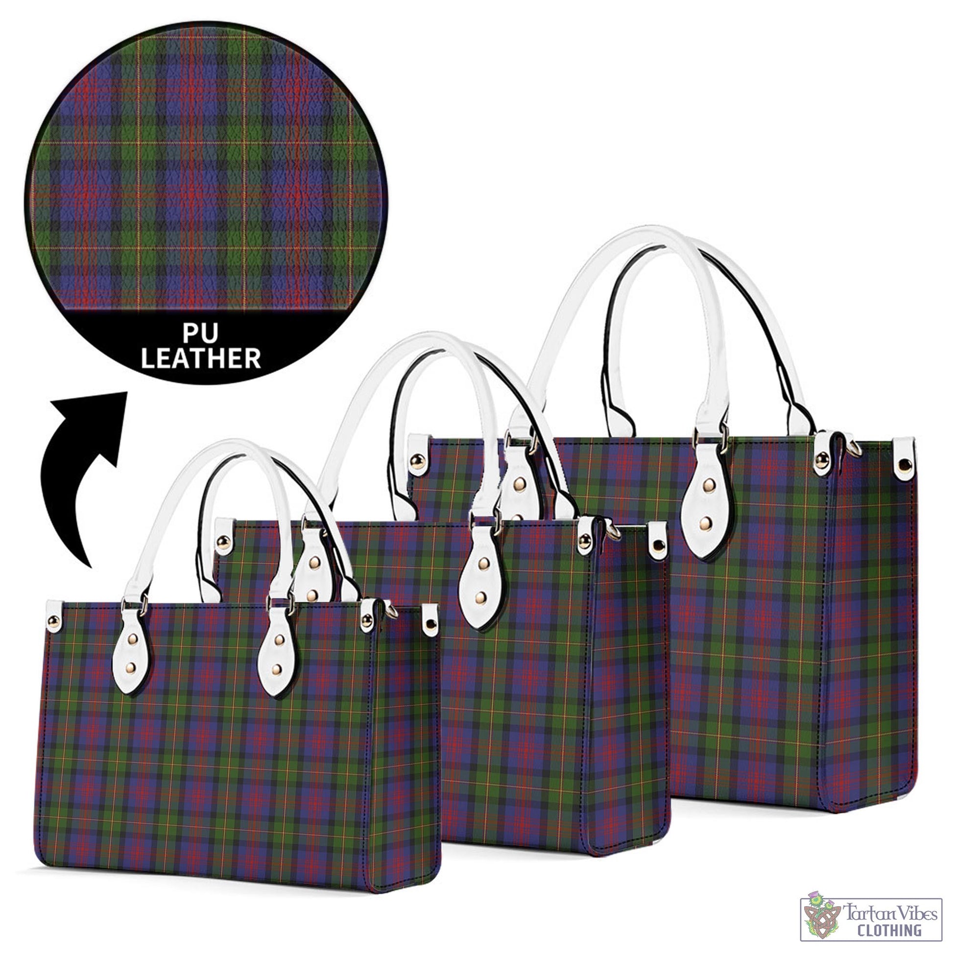 Tartan Vibes Clothing MacLennan Tartan Luxury Leather Handbags