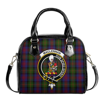 MacLennan (McLennan) Tartan Shoulder Handbags with Family Crest