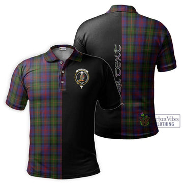 MacLennan (McLennan) Tartan Polo Shirt with Family Crest and Half Of Me Style