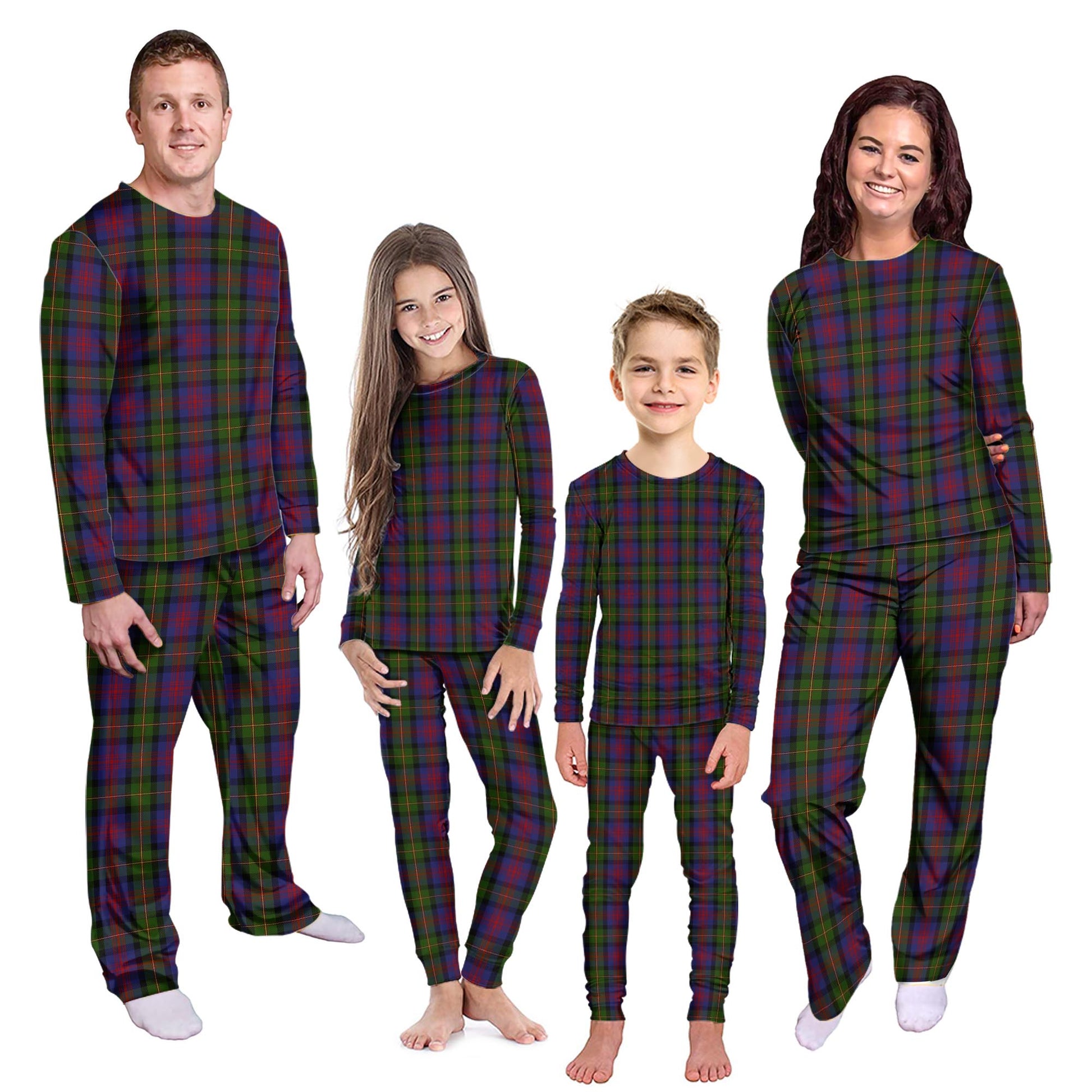 MacLennan (McLennan) Tartan Pajamas Family Set Kid - Tartan Vibes Clothing