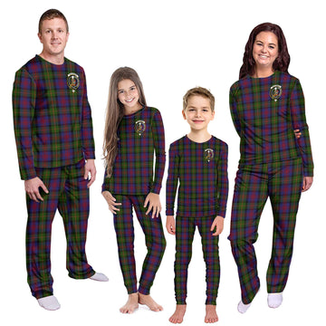 MacLennan (McLennan) Tartan Pajamas Family Set with Family Crest