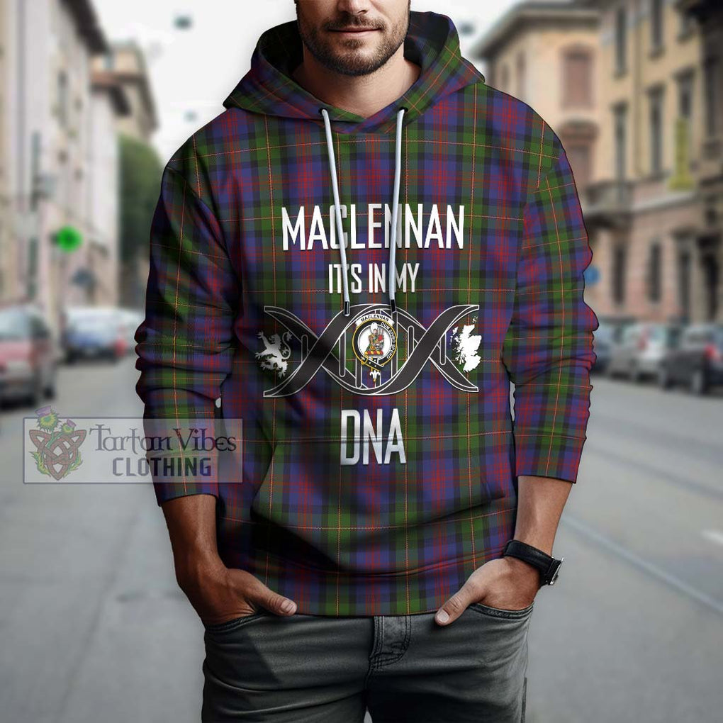 MacLennan (McLennan) Tartan Hoodie with Family Crest DNA In Me Style Pullover Hoodie - Tartanvibesclothing Shop