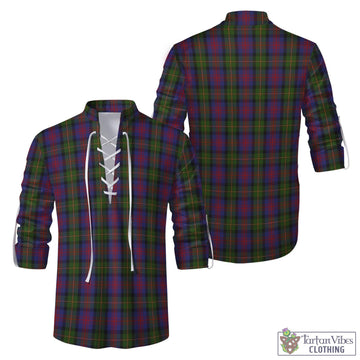 MacLennan (McLennan) Tartan Men's Scottish Traditional Jacobite Ghillie Kilt Shirt