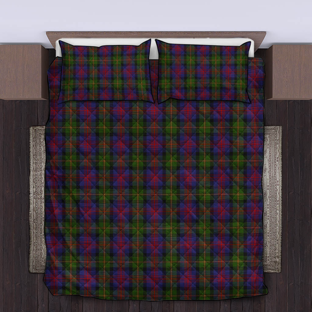 MacLennan (McLennan) Tartan Quilt Bed Set King - Tartan Vibes Clothing