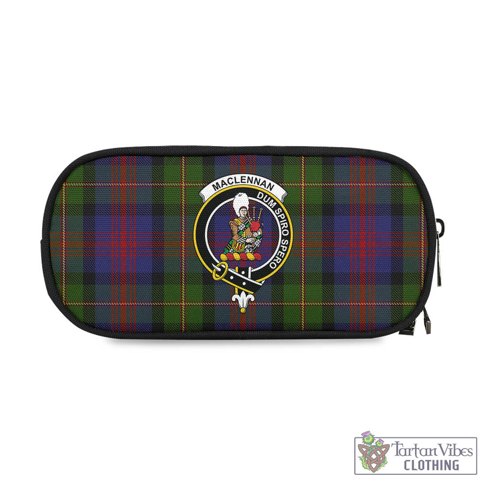 Tartan Vibes Clothing MacLennan Tartan Pen and Pencil Case with Family Crest