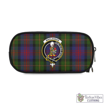 MacLennan (McLennan) Tartan Pen and Pencil Case with Family Crest