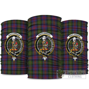 MacLennan (McLennan) Tartan Neck Gaiters, Tartan Bandanas, Tartan Head Band with Family Crest