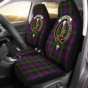 MacLennan (McLennan) Tartan Car Seat Cover with Family Crest One Size - Tartan Vibes Clothing