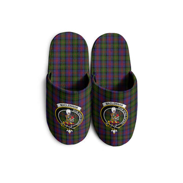 MacLennan (McLennan) Tartan Home Slippers with Family Crest