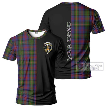 MacLennan (McLennan) Tartan T-Shirt with Family Crest and Half Of Me Style