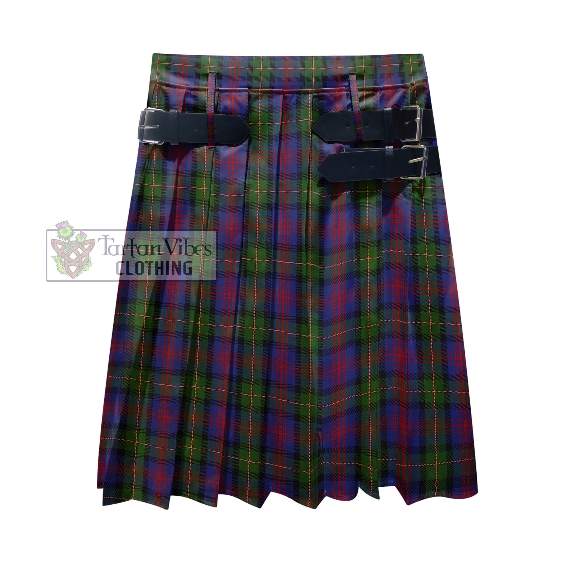 Tartan Vibes Clothing MacLennan Tartan Men's Pleated Skirt - Fashion Casual Retro Scottish Style