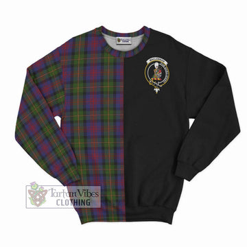 MacLennan (McLennan) Tartan Sweatshirt with Family Crest and Half Of Me Style