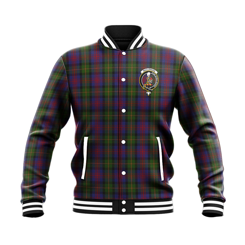 MacLennan (McLennan) Tartan Baseball Jacket with Family Crest - Tartan Vibes Clothing