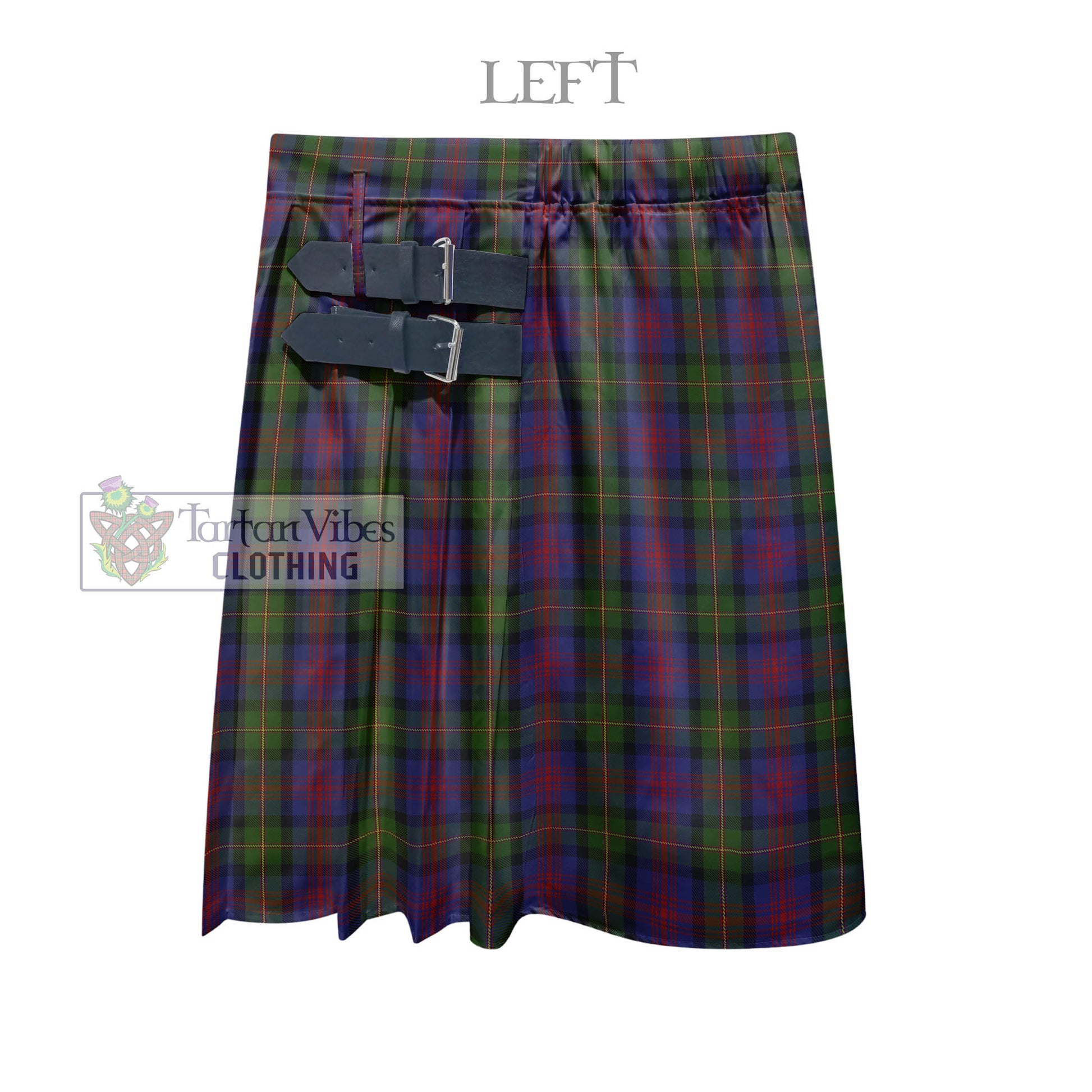 Tartan Vibes Clothing MacLennan Tartan Men's Pleated Skirt - Fashion Casual Retro Scottish Style