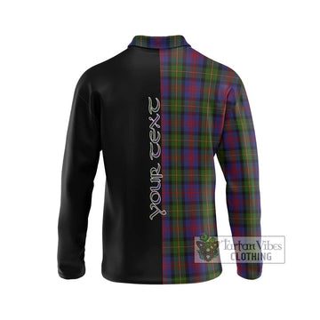 MacLennan (McLennan) Tartan Long Sleeve Polo Shirt with Family Crest and Half Of Me Style