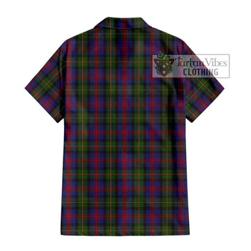 MacLennan (McLennan) Tartan Short Sleeve Button Shirt with Family Crest DNA In Me Style