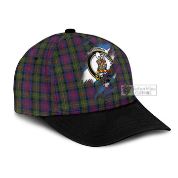 MacLennan (McLennan) Tartan Classic Cap with Family Crest In Me Style