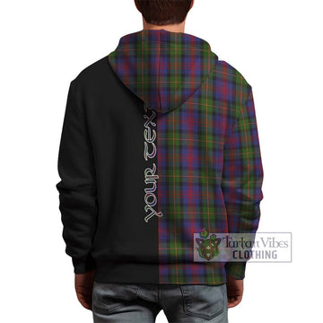 MacLennan (McLennan) Tartan Hoodie with Family Crest and Half Of Me Style