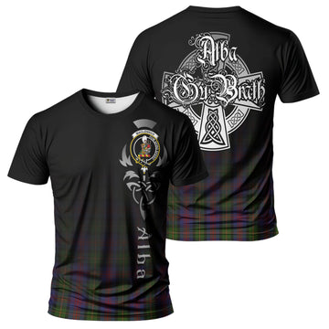 MacLennan (McLennan) Tartan T-Shirt Featuring Alba Gu Brath Family Crest Celtic Inspired