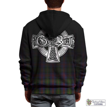 MacLennan (McLennan) Tartan Hoodie Featuring Alba Gu Brath Family Crest Celtic Inspired