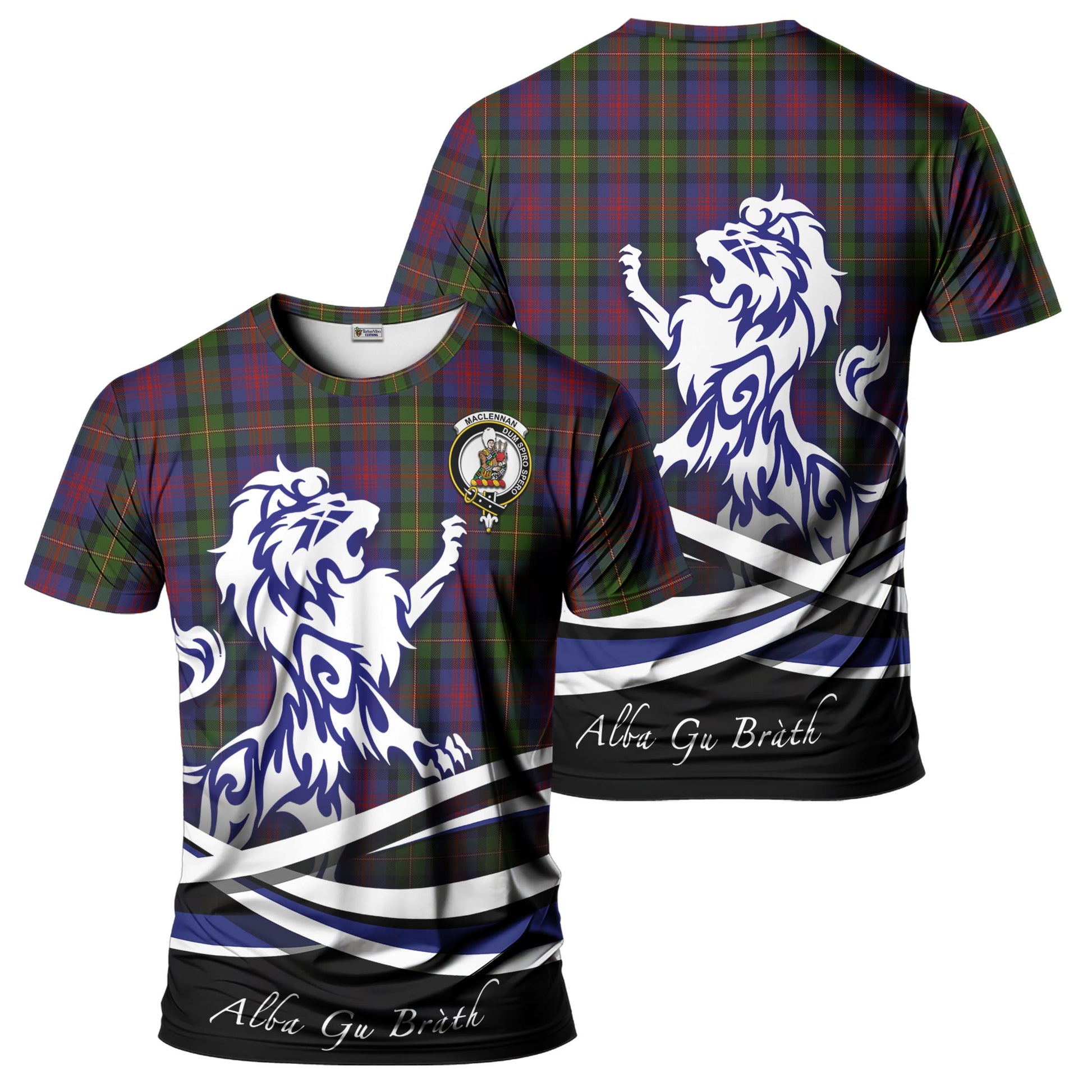 maclennan-tartan-t-shirt-with-alba-gu-brath-regal-lion-emblem